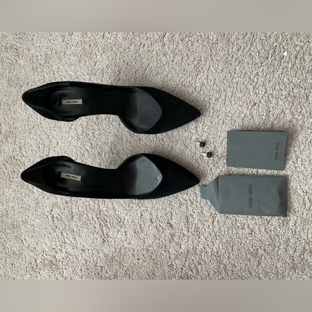 Miu Miu D’Orsay style heels.  Never worn 8 1/2